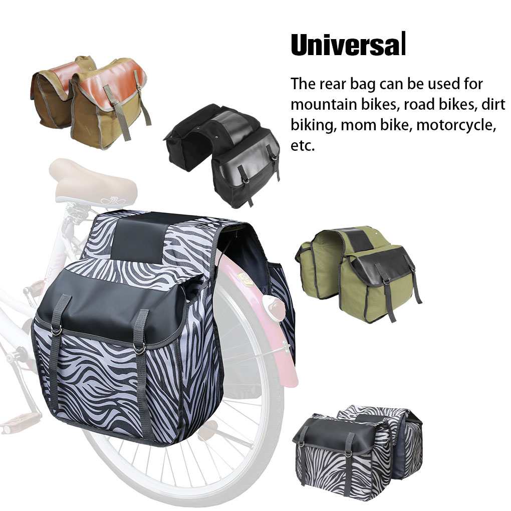 30L Rear Rack Bag Bike Canvas  - đánh giá và giá Panniers Waterproof Rear