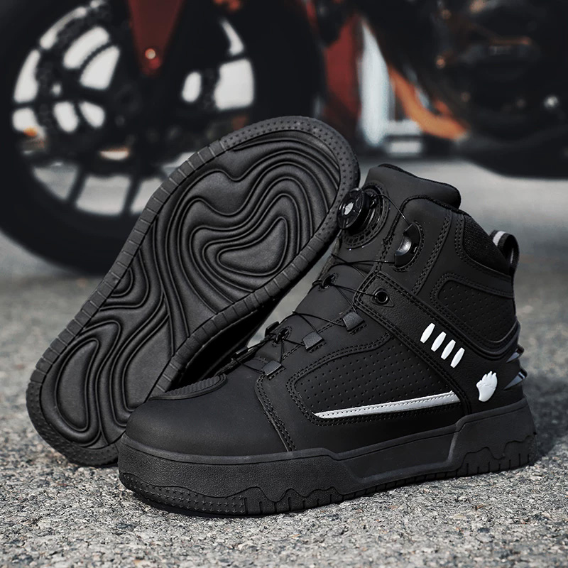 Men Motorcycle Riding Boots Wa - đánh giá và giá Cycling Commute Shoes