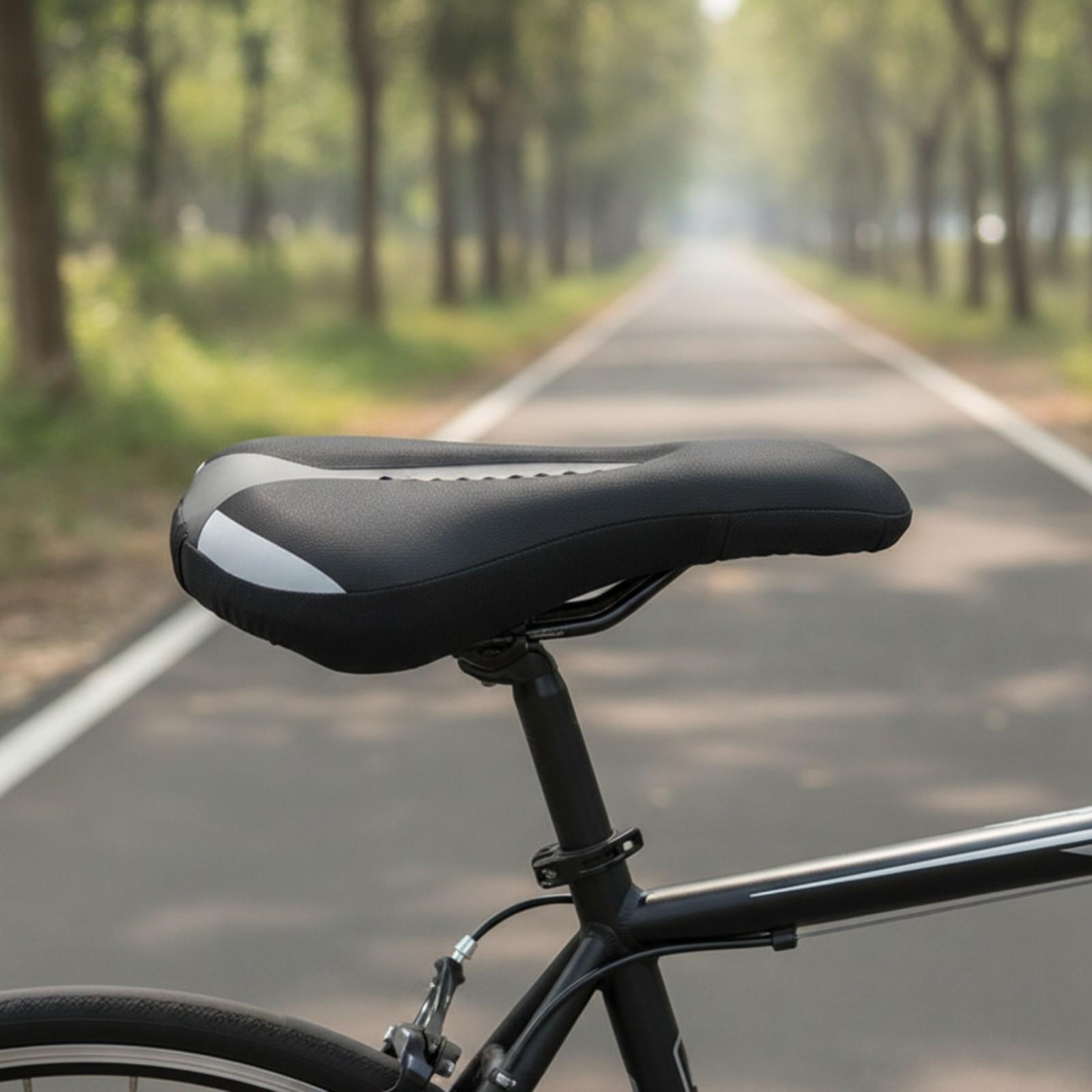 Supportive Bicycle Saddle Pad  - đánh giá và giá Cycling Commute In Rain